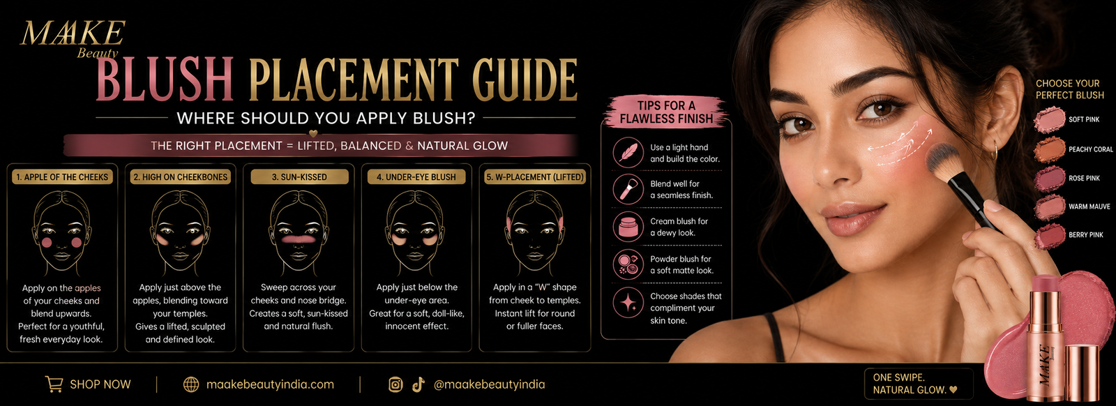 Blush Placement Guide: Where Should You Apply Blush?